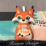 Personalised fox rattle
