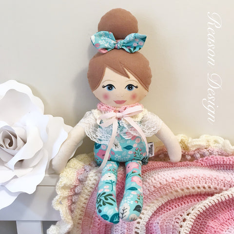 handmade fabric doll