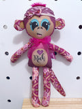 Personalised Monkey toy girl/boy