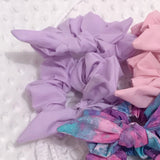 Top knot scrunchies - plain colours