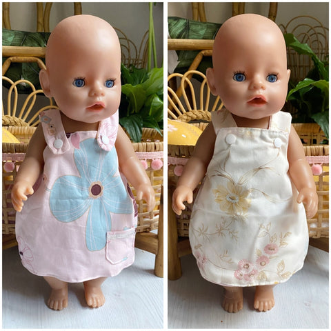 Large Doll A-Line reversible dress