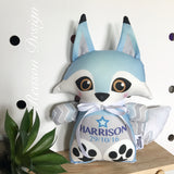 Blue fox personalised 