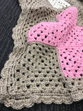 Neapolitan Cross handmade crochet blanket