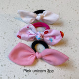 Bow hair tie sets