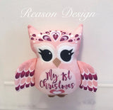 Little Christmas owl & bib