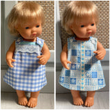 SALE reversible medium doll dress