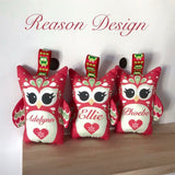 Christmas mini owl decorations 